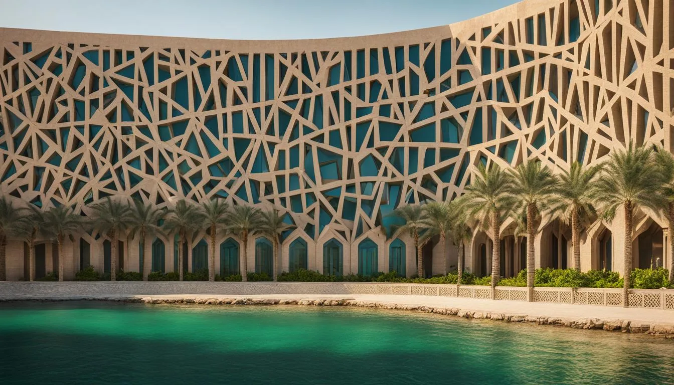 Beauté architecturale de l'île Al Noor